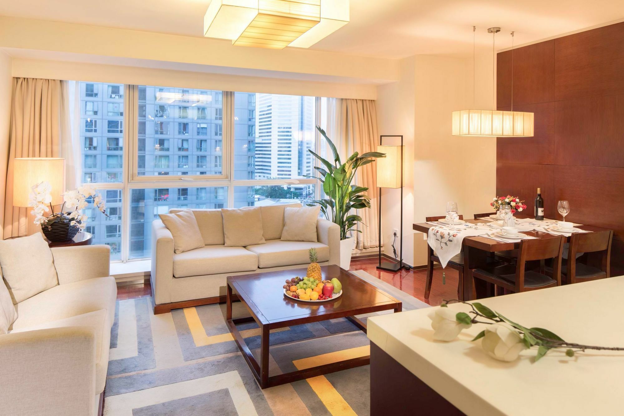 Oak Chateau Beijing Bagian luar foto
